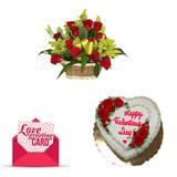 Send 12 Red Roses Basket, Cake with Love Card Same Day Delivery to Amreli Send 12 Red Roses Basket, Cake with Love Card Same Day Delivery to Amreli