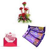 Send 60 Red Roses, Chocolates with Love Card Same Day Delivery to Tumkur Send 60 Red Roses, Chocolates with Love Card Same Day Delivery to Tumkur