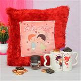Send Pillow, Chocolates with Mug & Coffee Valentines Day to Elavur Send Pillow, Chocolates with Mug & Coffee Valentines Day to Elavur