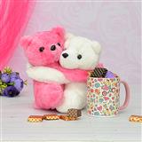 Send Handmade Chocolates with Mug Hug Teddy Valentines Day to Davangere Send Handmade Chocolates with Mug Hug Teddy Valentines Day to Davangere