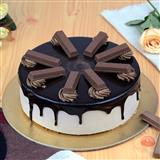 Send Kitkat Chocolate Cake - 1kg Cakes to Bhaktal Send Kitkat Chocolate Cake - 1kg Cakes to Bhaktal