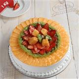 Send Fresh Fruits cake from Ribbons and Ballons - 1 kg Cakes to Noida Send Fresh Fruits cake from Ribbons and Ballons - 1 kg Cakes to Noida