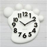 Send White Footprint Creative Wall Clock Home Decor to Tumkur Send White Footprint Creative Wall Clock Home Decor to Tumkur