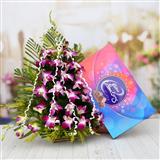 Send Purple Orchid in a Basket with Cadbury Celebration Gift Hampers to Davangere Send Purple Orchid in a Basket with Cadbury Celebration Gift Hampers to Davangere