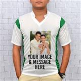 Send Personalized White & Greent T-Shirt Personalized Gifts to Munnar Send Personalized White & Greent T-Shirt Personalized Gifts to Munnar
