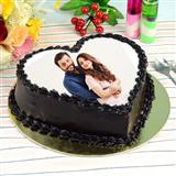 Send Heart Shape Chocolate Photo Cake - 1kg Cakes to Tumkur Send Heart Shape Chocolate Photo Cake - 1kg Cakes to Tumkur