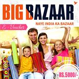 Send Big Bazar e-voucher of Rs 5000 Big Bazaar to Bhaktal Send Big Bazar e-voucher of Rs 5000 Big Bazaar to Bhaktal