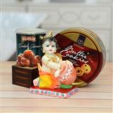 Send Gopal with Butter Cookies and Gulabjamun Spiritual Gifts to Bagalkot Send Gopal with Butter Cookies and Gulabjamun Spiritual Gifts to Bagalkot