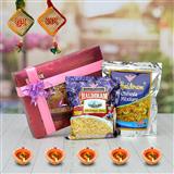 Send Laddu With Haldiram Snacks Diwali Hamper Diwali Mithai Hamper to Munnar Send Laddu With Haldiram Snacks Diwali Hamper Diwali Mithai Hamper to Munnar