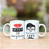 Send King & Queen Personalized Mug Personalized Gifts to Ichalkaranji Send King & Queen Personalized Mug Personalized Gifts to Ichalkaranji