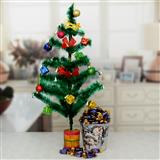 Send Christmas Tree With Chocolate Basket Christmas Hampers to Hooghly Send Christmas Tree With Chocolate Basket Christmas Hampers to Hooghly