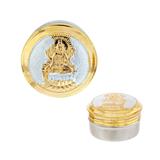 Send Laxmi Golden Silver Kumkum Dabbi Silver Gifts to Ambasamudram Send Laxmi Golden Silver Kumkum Dabbi Silver Gifts to Ambasamudram