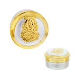 Send Ganesha Golden Silver Kumkum Dabbi Silver Gifts to Ambasamudram Send Ganesha Golden Silver Kumkum Dabbi Silver Gifts to Ambasamudram