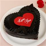 Send Designer Chocolate Truffle Heart Shape Cake 1 Kg Valentine Cakes to Valikadai Send Designer Chocolate Truffle Heart Shape Cake 1 Kg Valentine Cakes to Valikadai