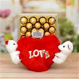 Send Ferrero Rocher With Love Hug Teddy Valentines Day to Valikadai Send Ferrero Rocher With Love Hug Teddy Valentines Day to Valikadai