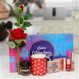 Send Cosmetics With Chocolate & Rose Gift Hampers to Kharar Send Cosmetics With Chocolate & Rose Gift Hampers to Kharar
