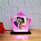 Send Pink Heart LED Photo Frame Personalized Gifts to Valikadai Send Pink Heart LED Photo Frame Personalized Gifts to Valikadai