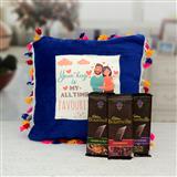 Send Loving Pillow With Bournville Valentines Day to Srirangapatna Send Loving Pillow With Bournville Valentines Day to Srirangapatna