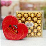 Send Ferrero Rocher Heart Shape Sapphire Assortment Chocolate Hampers to Fathepur Send Ferrero Rocher Heart Shape Sapphire Assortment Chocolate Hampers to Fathepur