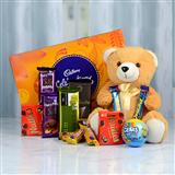 Send Celebration & Gang of Chocolates With Teddy Combo Gift Hampers to Valikadai Send Celebration & Gang of Chocolates With Teddy Combo Gift Hampers to Valikadai