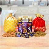 Send Almond & Raisin With Chocolates Hamper Gift Hampers to Hubli Send Almond & Raisin With Chocolates Hamper Gift Hampers to Hubli