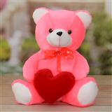 Send Small Pink Teddy Holding Heart Soft Toys to Jandialaguru Send Small Pink Teddy Holding Heart Soft Toys to Jandialaguru