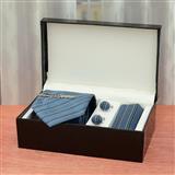Send Sky Blue Stripped Texture Necktie Pocket Square Set Tie to Jandialaguru Send Sky Blue Stripped Texture Necktie Pocket Square Set Tie to Jandialaguru