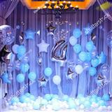 Send Sky Blue & White Balloon Surprise Balloon Decorations to Gondia Send Sky Blue & White Balloon Surprise Balloon Decorations to Gondia
