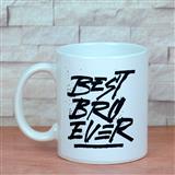 Send White Mug for Brother Personalized Gifts to Chitradurga Send White Mug for Brother Personalized Gifts to Chitradurga