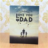 Send Love You Dad Greetings Card Personalized Gifts to Hospet Send Love You Dad Greetings Card Personalized Gifts to Hospet