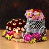 Send Flower Bicycle Candle Home Decor to Surat Send Flower Bicycle Candle Home Decor to Surat