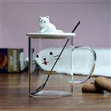 Send Cute Kitty Clear Mug Kitchen & Tableware to Noida Send Cute Kitty Clear Mug Kitchen & Tableware to Noida