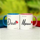 Send Custom Mom Dad Coffee Mug Set Parents to Bhavnagar Send Custom Mom Dad Coffee Mug Set Parents to Bhavnagar