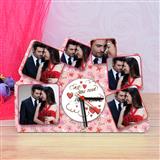 Send Personalised Clock Multi Photo Frame Personalized Gifts to Sunav Send Personalised Clock Multi Photo Frame Personalized Gifts to Sunav