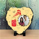 Send Personalised Couples Heart Rock Photo Personalized Gifts to Igatpuri Send Personalised Couples Heart Rock Photo Personalized Gifts to Igatpuri
