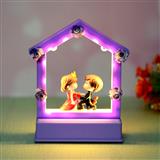 Send Cute Couple Showpiece With LED Home Decor to Bhavnagar Send Cute Couple Showpiece With LED Home Decor to Bhavnagar