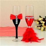 Send Unique Couple Attired Glass Set Kitchen & Tableware to Hinganghat Send Unique Couple Attired Glass Set Kitchen & Tableware to Hinganghat