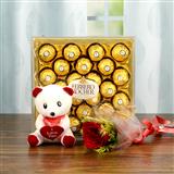 Send Lovable Chocolate & Teddy Hamper Flower Hampers to Jehanabad Send Lovable Chocolate & Teddy Hamper Flower Hampers to Jehanabad