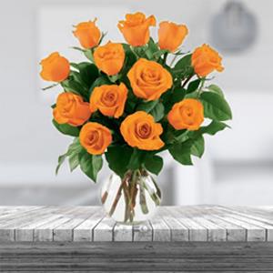 Orange Roses Bunch