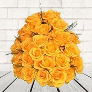  Send Vibrant Yellow Roses Mumbai