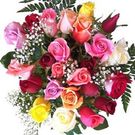 Colorful Rose Bouquet