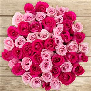 Colorful Roses Bunch