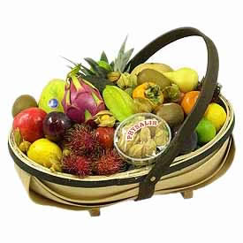  Send Tropical Fruit Trug Mumbai 