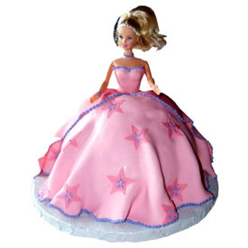  Send Barbie Cake 3kgs.  Hyderabad 