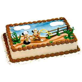 Send Eggless Mickey & Minnie Cake to Hyderabad