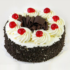  Five Star Black Forest Cake - 1 Kg  (Eggless) 