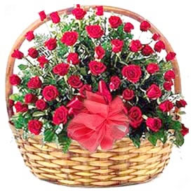 Send 150 Roses Basket to Bangalore