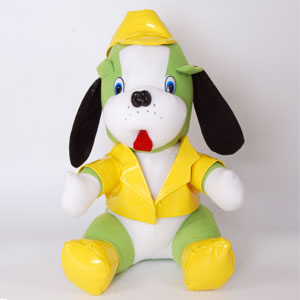 White Sitting Doggy 