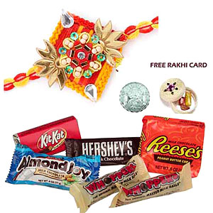  Ethnic Raki with Assorted Chocolates - Small 