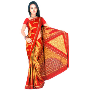  Send Bewitching Brasso Saree  Mumbai 